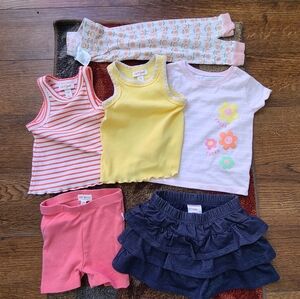 Girls' 18M Clothing Set with Tops and Bottoms